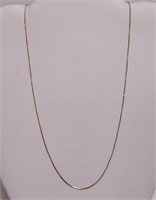 Box Chain Necklace (Marked 14K)