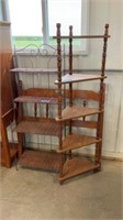 Wicker Stand/Corner Bookshelf/Twin Headboard