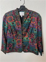 Silk Femme Silk Jacket Colorful