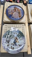 Knowles decorative plates with certificates