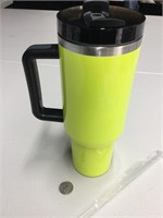 neon cup with handle