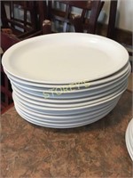 ~35 Browne Oval Dinner Plates - 13 x 9