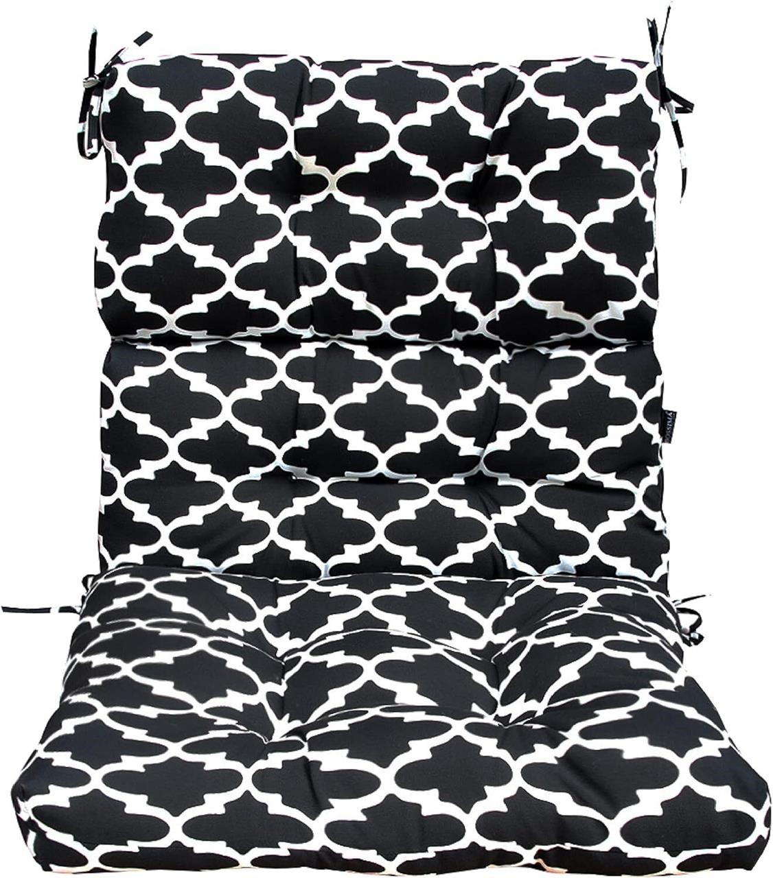 BOSSIMA Outdoor Patio High Back Chair Cushions