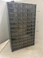 60 Drawer Hardware Storage Metal w/Plastic