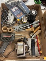 Seller Solder Gun, Vntg Pencil Sharpener, & Misc