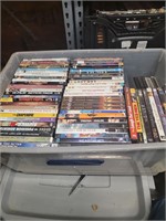 LOT OF 120 DVDS INCLUDING BOX