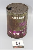 Co-Op Motor Oil Quart Can