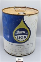 Lion 5 Gallon Can
