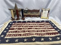 PATRIOTIC LOT FOR YOUR PORCH AND HOME! CANDLE