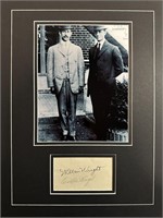 Wright brothers Custom Matted Autograph Display