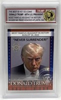 (KC) 2023 Donald Trump Trading Card Most Famous