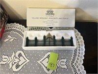 Dept 56 Wrought Iron Gate & Fence  Christmas