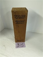 Antique Wood Taylor Wine - Champagne Box