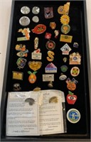 Assortment of Collectible Pins and Medals