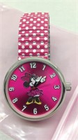 D3) MINNIE MOUSE WATCH, PINK