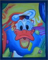 Original in the Manner of Peter Max "Donald"
