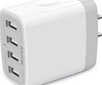 (New)USB Charger Adapter, 2-Pack AILKIN 4.8A