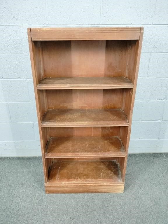 Solid Wood Four Shelf Bookcase