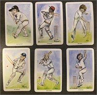 CRICKET: 6 x VENORLANDUS Cards (1979)