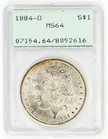 Coin 1884-O Morgan Silver Dollar-PCGS-MS64