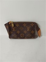 Vintage Designer Cosmetic Zippered Bag UJC