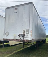 (BD) 1992 53’ Wabash Semi Van Trailer