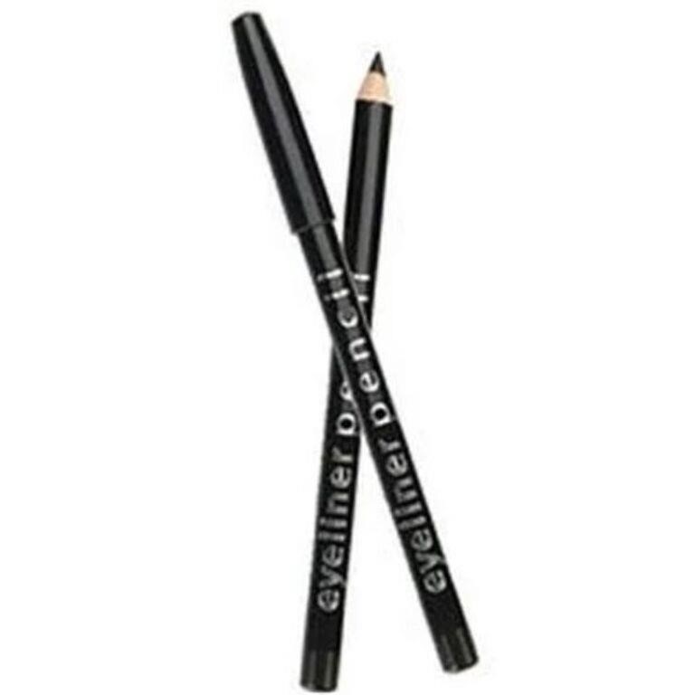 (3) 3-Pk L.A. Colors Lipliner Pencil, Black/Navy
