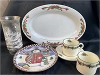 Assorted Holiday Dinnerware