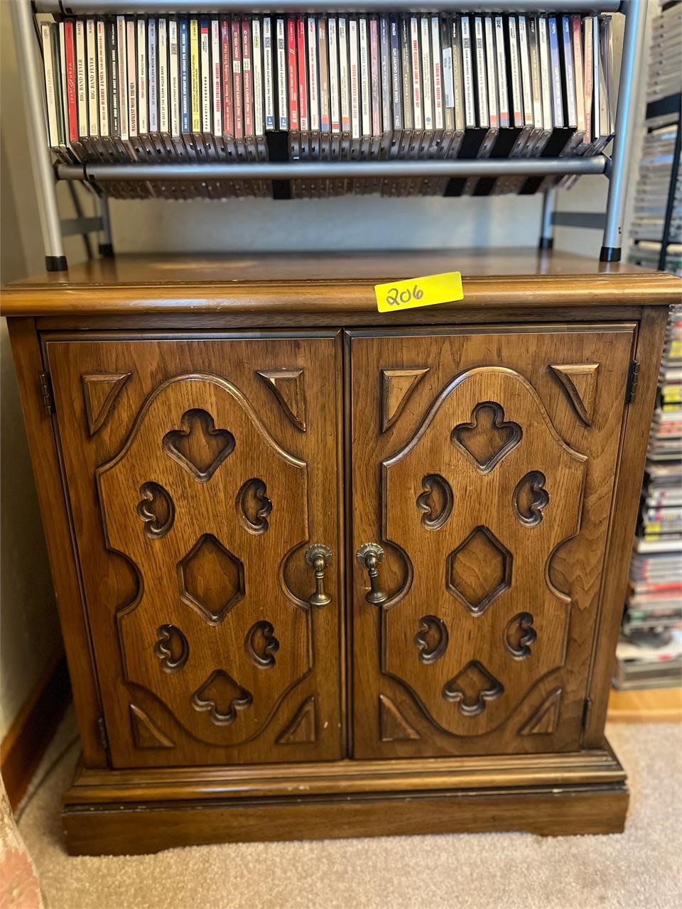 Decorative Wood End Table / Nightstand