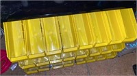 3-tier bench top parts rack w/ 24 bins 30 x 22