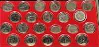 COLLECTION OF AMERICAN HALF DOLLARS- 22