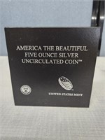 2012 US Mint 5 Ounce SILVER Uncirculated Coin