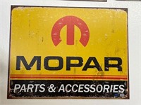 MODERN REPOP "MOPAR PARTS & ACCESSORIES" SIGN