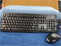 Logitech Keyboard/Mouse - Complete