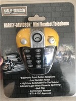 Harley Davidson Mini Headset Telephone - New