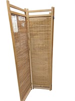 WICKER ROOM DIVIDER 3 Panels