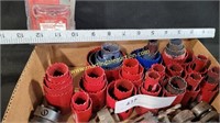 Large Group Of Hole Saw Cutters & Adapters