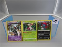 Assortment of Three Pokemon Cards