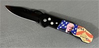 Donald Trump Spring Assist Pocket Knife NEW