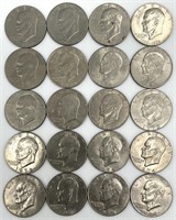 20 US Eisenhower Dollars