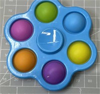 Multi colored fidget spinner