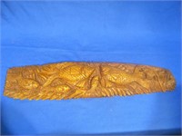 Carved Fish Wood Sign 31 "