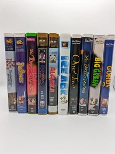 Collection of Children's VHS Tapes