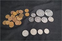 Lot of older coins US & Canadian set
