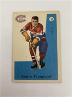 1959 Parkhurst Hockey Card - Andre Pronovost #35