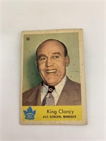 1959 Parkhurst Hockey Card - King Clancy #50
