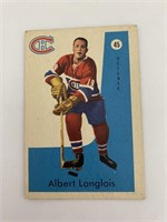 1959 Parkhurst Hockey Card - Albert Langlois #45