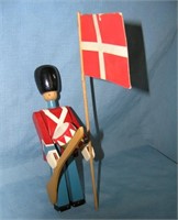 Vintage 1950s English soldier of the Royal King's