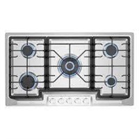 Gas Stove Cooktop in Stainless Steel
