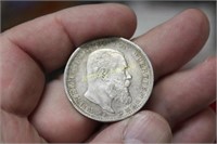 1908 GERMAN 900 SILVER COIN